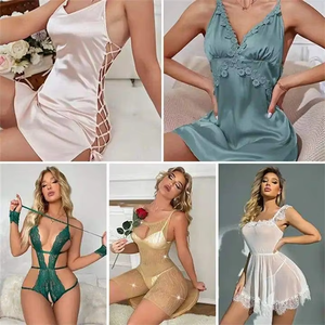 Completo Intimo Sexy da Donna in <span class=keywords><strong>Pizzo</strong></span> Trasparente, <span class=keywords><strong>Reggiseno</strong></span> e Perizoma, Lingerie Femminile, Abbigliamento Sexy - Product Image 6