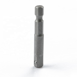 Juego de 3 brocas de vástago hexagonal con adaptador de extensión para taladro, 1/4, 3/8, 1/2, herramientas de destornillador para taladrar madera - Product Image 6