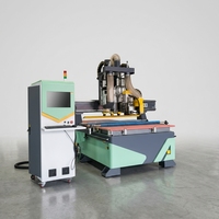 Routeur CNC ATC automatique pour le traitement de panneaux, la gravure, le perçage et le rainurage, machine de travail du bois pour armoires