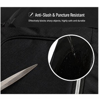 Mochila Deportiva, Informal, con Patrón Geométrico, para Estudiantes, de Poliéster, Gran Capacidad, Impermeable, para Viajes, para Portátil