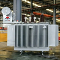 Transformateur immergé dans l'huile PENGTAI S11-M 10kV 2500kVA en cuivre à trois enroulements, refroidissement ONAN, 400V 50/60Hz, certifié CE, de qualité supérieure