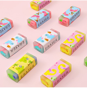 Phim hoạt hình khủng long tẩy học sinh trẻ em mềm Bút chì cao su tẩy - Product Image 2