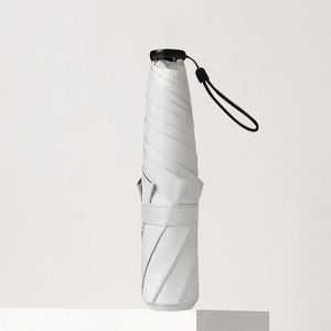 Parapluie pliant léger de qualité supérieure avec revêtement noir anti-UV, résistant aux intempéries, idéal pour les filles - Product Image 2