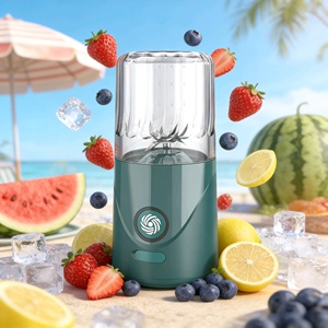 Portable 260ml Electric Juicer Cup, 6-Blade USB Rechargeable Mini Blender for Fresh Fruit Juice - Product Image 1