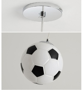 Moderna Del Pendente di Pallacanestro di Calcio Lampada In Vetro Lampade A Sospensione Camera Dei Bambini lampada a Sospensione Apparecchio di Illuminazione - Product Image 6