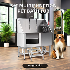 Bañera ecológica para el cuidado de perros y <span class=keywords><strong>mascotas</strong></span>, estación de lavado multifuncional de acero inoxidable, productos de baño, piscina de baño eléctrica para <span class=keywords><strong>mascotas</strong></span> - Product Image 2