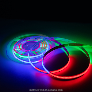 Tira de Luces <span class=keywords><strong>Led</strong></span> Cob Digital Píxel RGB Programable Ce ETL BIS DC 12v/24v 720 Chips SPI DMX <span class=keywords><strong>para</strong></span> Decoraciones Interiores y Exteriores - Product Image 6