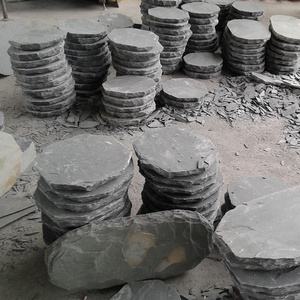 Giá Rẻ Ngoài Trời Tự Nhiên Màu Đen Gỉ Màu Xám Phẳng Lát Đá Cho Sân Bước Đá Cho Các Khu Vườn - Product Image 2