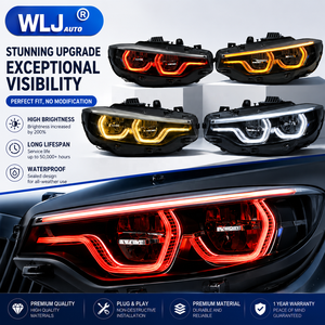 ไฟรถยนต์ WLJ รุ่นใหม่ 6000K LED สีขาว/เหลือง/อำพัน/แดง แบบ V2 ไฟ DRL สำหรับรถยนต์ซีรีย์ 4 รุ่น F32/F33/F36/F80/F82/F8X M3/M4 - Product Image 1