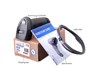 Escáner de Código de Barras 2D Portátil Original Ze-Bra DS4308-SR, Imager de Megapíxeles, Lector de Códigos 1D, QR, PDF417, Cable USB - Product Image 4
