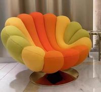 Fauteuil pivotant de luxe pour salon, canapé paresseux, fauteuil inclinable pour chambre, appartement, balcon