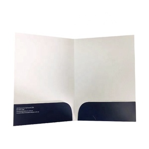 การประกันคุณภาพ 100% สํานักงานขายส่งแฟ้มกระดาษโฟลเดอร์การนําเสนอขนาด A4 โลโก้ที่กําหนดเอง - Product Image 2