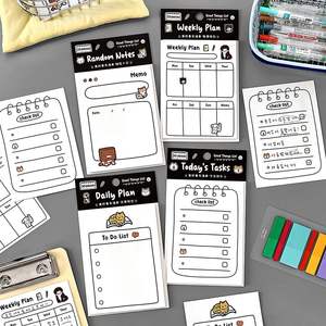 Lista <span class=keywords><strong>de</strong></span> notas adhesivas <span class=keywords><strong>de</strong></span> la serie <span class=keywords><strong>Wonderful</strong></span> Things para planificación diaria y mensajes, 30 bonitas notas adhesivas por paquete - Product Image 1