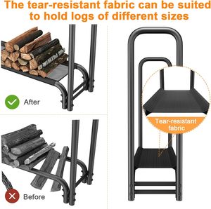 Aço cremalheira lenha cremalheira lenha interior log rack