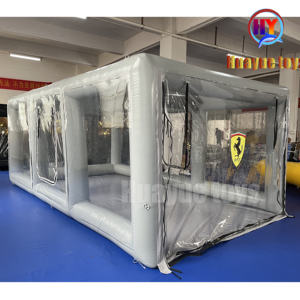 <span class=keywords><strong>Prix</strong></span> d'usine, housse de voiture transparente en PVC, imperméable, résistante aux UV, abri de voiture, tente de <span class=keywords><strong>garage</strong></span> gonflable, housse de voiture à vendre - Product Image 4