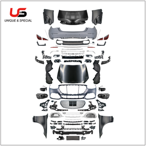 Accesorios de coche W221 actualización W223 kits de carrocería para Mercedes Benz Clase <span class=keywords><strong>S</strong></span> W221 2006-2013 Facelift a <span class=keywords><strong>2021</strong></span> W223 <span class=keywords><strong>Maybach</strong></span> modelo - Product Image 1