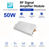 Module amplificateur de signal RF large bande 20W 50W 433MHz 915MHz 5.2GHz 5.8GHz, module d'alimentation RF de qualité industrielle pour fournisseur