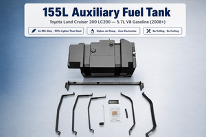 Tangki Bahan Bakar Tambahan 155L Baru untuk Land Cruiser 200 Al-Mg Anti-Korosi OEM Pemasangan Belakang Kit Ekspedisi Jarak Jauh - Product Image 2