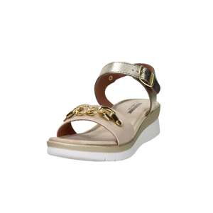 Valleverde Donna Sandalwood <b>Beige</b> Wedge Sandals 37 4.5 Cm Heel - Product Image 5