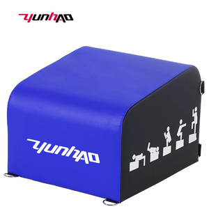 Многофункциональный мягкий плиобокс для фитнеса, коммерческих тренажерных залов, йоги и тренировок на ягодицы с угловым расположением, с канатами, нескользящий, прочный - Product Image 5