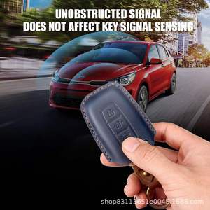 Estuche para Llaves de Cuero Genuino Más Vendido, Apto para Kia Sportage, Sorento, Forte y Kizun, Bolsa Protectora para Automóvil - Product Image 4