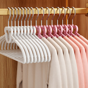 Non Marking Non Slip Velvet Hangers For Clothes Wardrobe Home Use Rectangle Hook Type Coat Hanger Organizer - Product Image 1