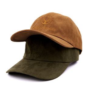 Nouveau design 6 panneaux Casquette de baseball en daim Chapeaux de papa Vente en gros <span class=keywords><strong>Chapeau</strong></span> de papa non structuré brodé de velcro <span class=keywords><strong>magique</strong></span> Casquette de papa en daim vintage - Product Image 3