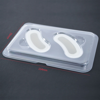 Patchs pour les yeux à micro-aiguilles de marque privée, patchs de collagène soluble à micro-aiguilles, infusés à l'acide hyaluronique, feuille de cristal anti-rides