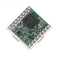 RFM95 RFM95W RFM96W RFM98W modul transceiver nirkabel HopeRF asli FCC / ROHS/ETSI/pita & joran sertifikasi