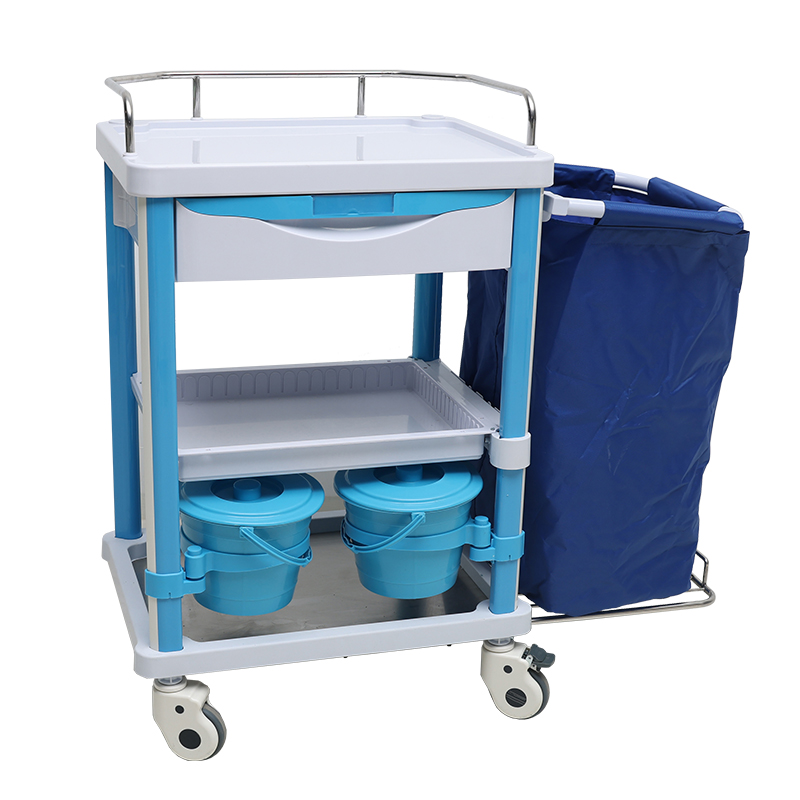 MN-LT005 Hospital Laundry Trolley for Dirty Clothes Medical Trolley Linen Trolley