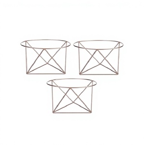 Ensemble de 3 supports à pizza en fer au design classique, taille personnalisée, pour fournisseur en gros - Product Image 1
