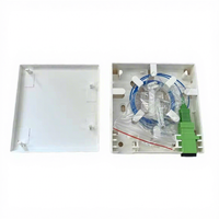 Boîtier mural terminal optique FTTH de type 86 pour intérieur, prise abonnée optique, mini-plaque frontale FWO-2-C, garantie 5 ans