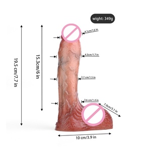 FAAK High Quality Giant extra <b>Large</b> Artificial Silicone Dildo Big Suction <b>Cup</b> Dildo Penis Sex Toy - Product Image 4