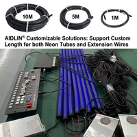 Bande LED néon numérique RGBW 5M 5050 SMD UCS2904 adressable 360 degrés IP67 étanche et dimmable pour bars et discothèques
