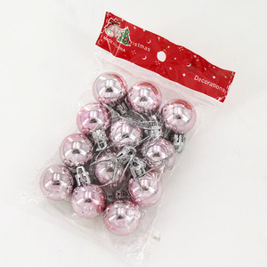 Decoraciones navideñas Bolas navideñas Decoraciones para árboles de Navidad Cajas de cubos Bolas sexuales opuestas Bolas galvanizadas de plástico - Product Image 2