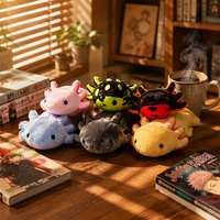 Peluche Axolotl Mignonne en Coton PP Ultra Doux, Décoration d'Intérieur, Cadeau Promotionnel pour Enfants