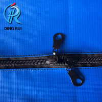 Emballage de voyage personnalisé Déménagement Sacs de sport durables et étanches en PE tissé avec fermetures à glissière et poignées de transport