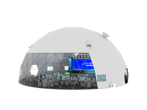 ขนาดใหญ่ที่แข็งแกร่ง White10m 20เมตร30เมตร40เมตร50เมตรเหตุการณ์ Geodesic เต็นท์โดมสำหรับ150 200 500คน - Product Image 5