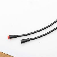 Cable a prueba de agua de baja potencia de 2 pines con conectores hembra y macho para motocicleta E-Bike Cable de bicicleta eléctrica