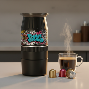 Machine à expresso portable électrique semi-automatique 3-en-1 à capsules, format compact, personnalisation de la tasse disponible, pour voitures et camions - Product Image 4