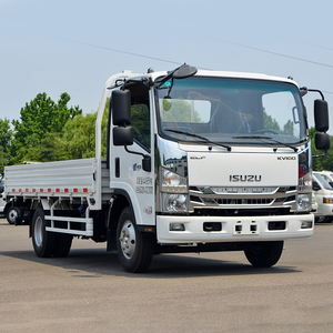 Nouveau camion plateau léger ELF KV100 4x2 2-4T Diesel à cabine simple Euro 6 pour le transport de bétail - Product Image 1