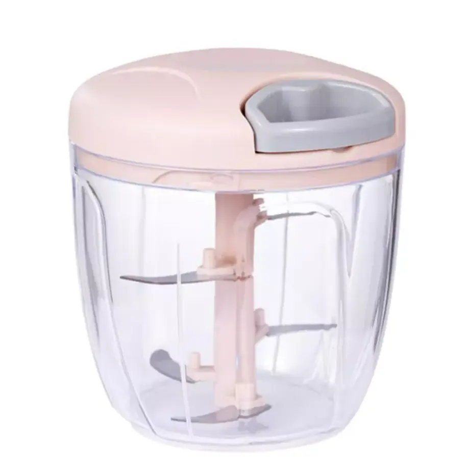 Best Sell Kitchen Gadgets Garlic Crusher Mini Food Slicer Onion Choppers Masher Manual Vegetable Chopper