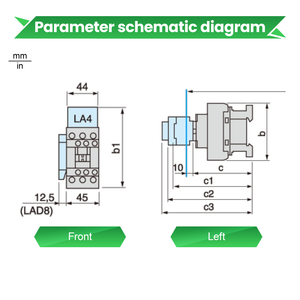 Nouveau contacteur Schneider d'origine LC1D38B7C TeSys D 38A avec bobine de commande 24V AC pour l'automatisation industrielle - Product Image 6
