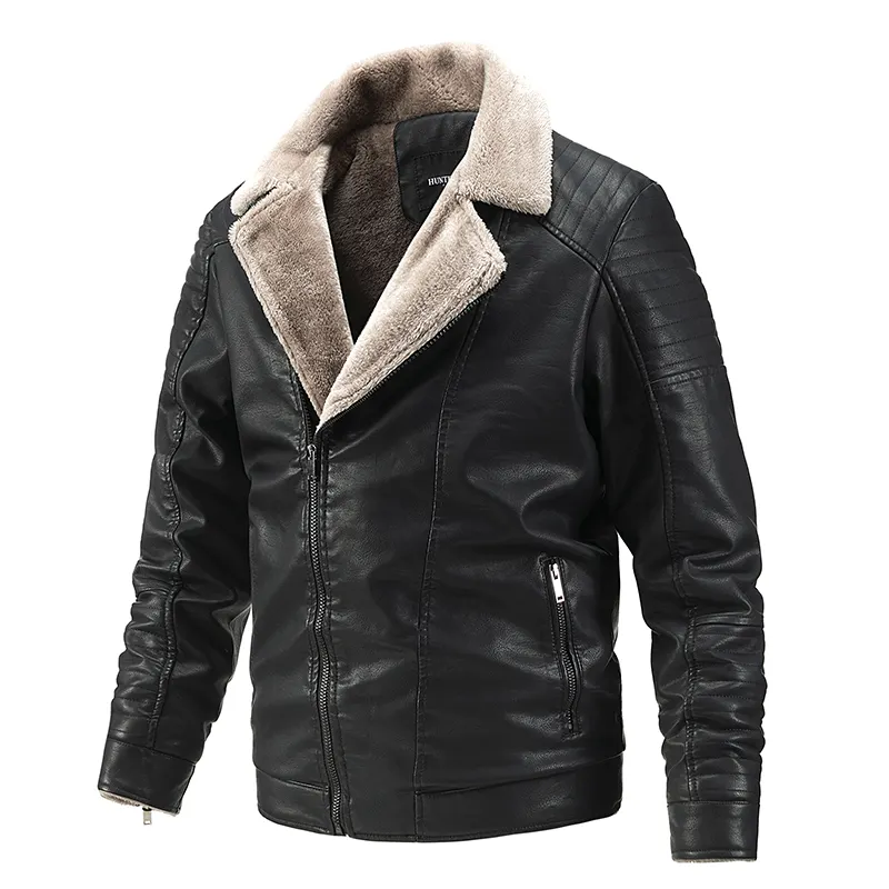 custom mens leather jackets and coats stylish black pu leather jacket for men