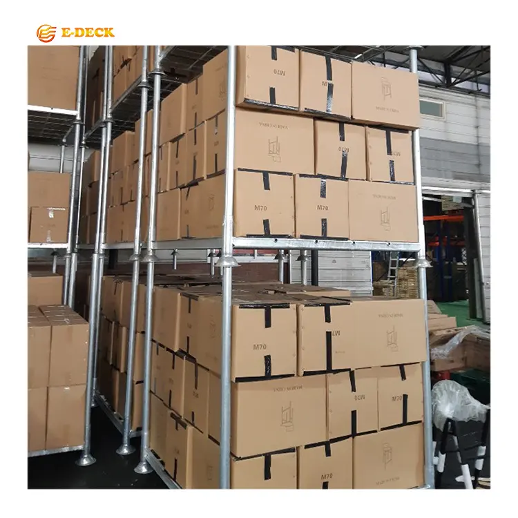 Cina heavy duty impilamento durevole logistico in acciaio zincato metallo post pallet