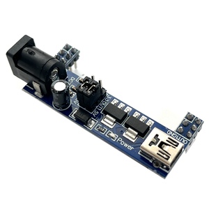 เบรดบอร์ดโมดูลแหล่งจ่ายไฟ3.3V 5V ใช้ได้กับเรดบอร์ด MB102สำหรับโครงการวงจรอาร์ดูอิโน - Product Image 1