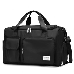 Sac de voyage Ys91 grande capacité avec compartiment à chaussures et poche humide, personnalisable avec logo, sac de sport portable avec poignées - Product Image 2