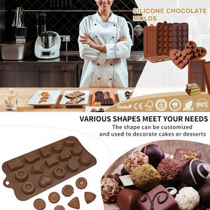 CATHYLIN <span class=keywords><strong>Molde</strong></span> <span class=keywords><strong>de</strong></span> Silicona para <span class=keywords><strong>Chocolate</strong></span>, <span class=keywords><strong>Mini</strong></span>, Libre <span class=keywords><strong>de</strong></span> BPA, con Forma <span class=keywords><strong>de</strong></span> Frutas, Animales y Dulces, Color Rosa, para Fondant, Estilo Dubai - Product Image 4