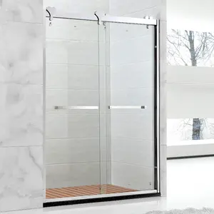 תפור לפי מידה מזג זכוכית חדר מקלחת דלתות