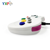 Kablolu USB PC Gamepad Joystick, saturn USB kablolu oyun sopa sevinç ped denetleyicisi için Windows PC MAC Linux ahududu Pi 3 Sega Gen